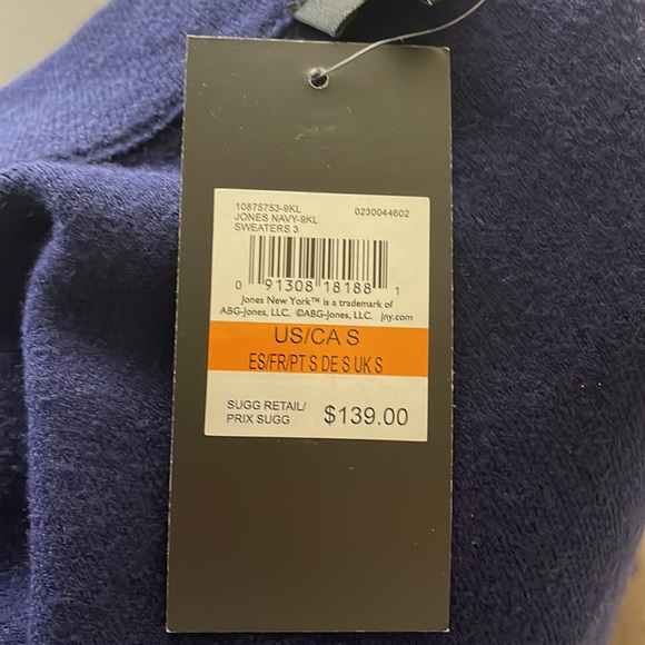 Jones New York Signature Military Cardigan NWT - Picture 8 of 15